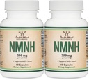 NMNH (NMN Supplement Alternative) Only Clinically Studied Ingredient - Boosts NAD+ Levels for Anti Aging and Cell Regeneration by Double Wood (Pack of 2)