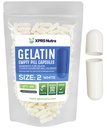 XPRS Nutra Maat 2 Lege capsules - 100 Telle Lege Gelatine Capsules - Pillen DIY Capsule Vulling - Pure Bovine Pill Gel Caps for Do-It-Yourself Supplements (White)