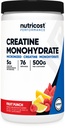 Nutricost Creatine Monohydraat Poeder (Fruit Punch, 500 Gram)