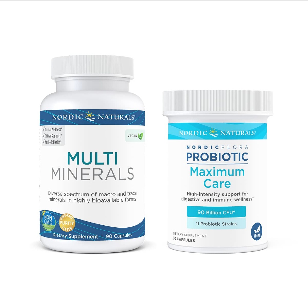 Nordic Naturals for Every Dad Starter Pack - Multi Minerals, Probiotic Maximum Care