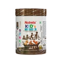Nutrela Kids eiwitpoeder, chocoladesmaak, 400g, geheugen- en hersenontwikkeling, spiermassa, bot- en tandensterkte