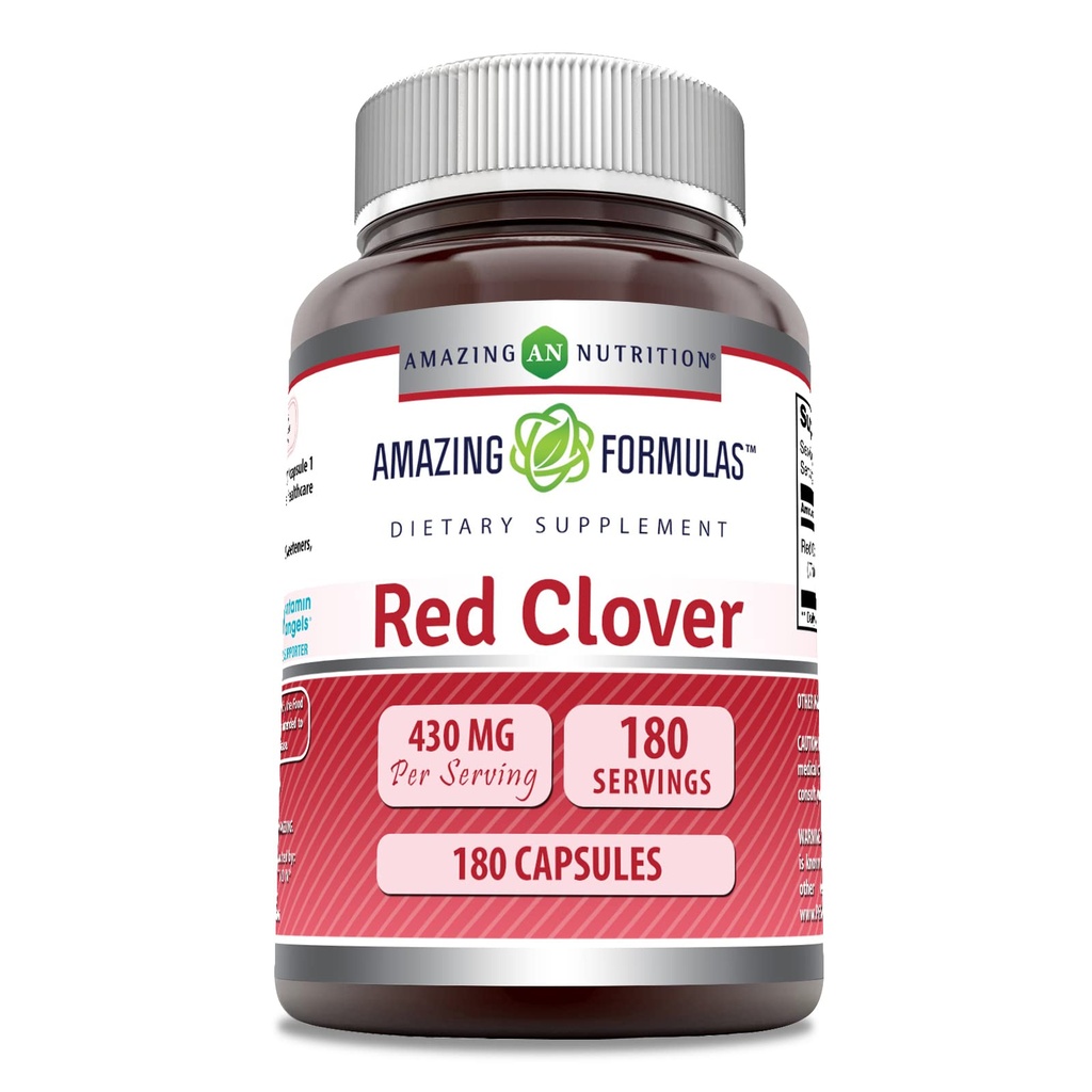 Verbazingwekkende Formules Red Clover 430 Mg Supplement 