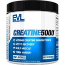 Evlutie Voeding Creatine 5000 - Ondersteunt snellere herstel, Lean Spiergroei en prestaties - Pre & post workout poeder - 5000 mg Pure Creatine Monohydraat per portie - 60 porties - Unflavored