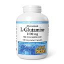Natuurlijke factoren, Gemicroniseerde L-Glutamine 1000 mg, Ondersteunt Spieren en Immuunfunctie, 180 Capsules