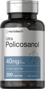 Horbäach Policosanol 40mg 200 Capsules Niet-GMO en Glutenvrij Supplement