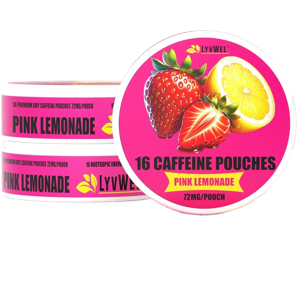 LyvWel 72mg Cafeïne energie zakjes 