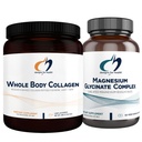 Designs for Health Magnesium Glycinate Complex (60 capsules) & Whole Body Collagen (30 porties) Bundel - Hoge Absorptie Magnesium met Premium Collageen Poeder ter ondersteuning van botten, huid en gewrichten
