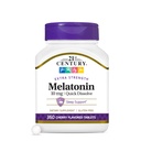 21st Century Melatonin 10mg Extra Strength, (360 Count), Quick Dissolving Sleep Aid for Adults, Promotes Relaxation and Restful Sleep, Non-Habit Forming, Gluten-Free, Cherry Flavor