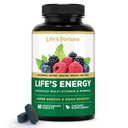 Life's Energy Advanced Daily Multivitamin for Men & Women, Energy and Immune Support Supplement with Super Greens, Antioxidants, Enzymes - Iron Free, Vegetarian, 60 Tablets by Life's Fortune