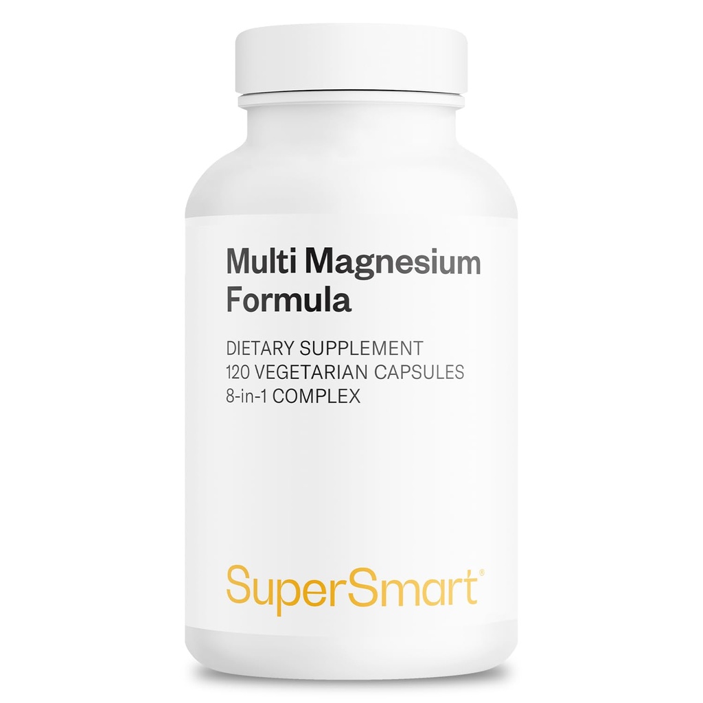Supersmart - Optimag - Krachtig Magnesium Complex - 8 verschillende vormen van Magnesium voor optimale assimilatie - Bestrijdt Magnesium Deficiëntie 