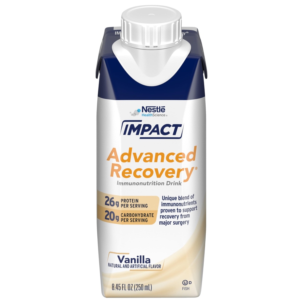 Nestel Impact Advanced Recovery Immunonutrition Drink Vanille 8.45 oz Karton 10 Ct