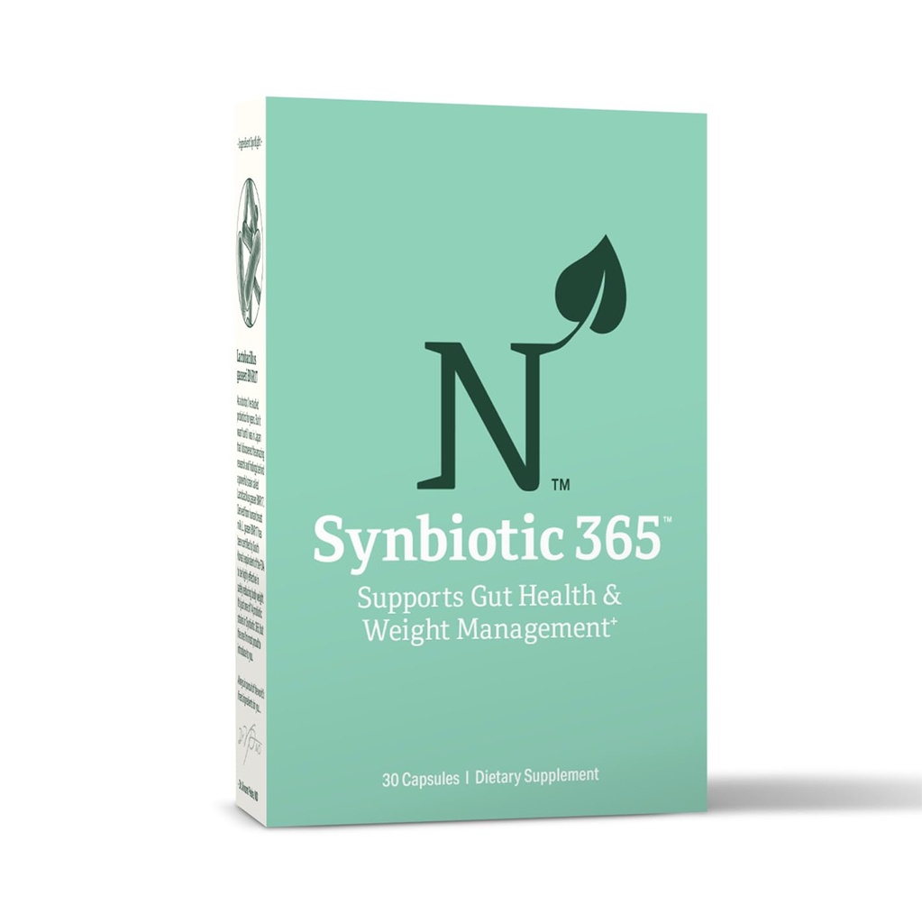 Synbiotic 365 Triple Action Prebiotics and Probiotics for Women & Men 