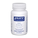 Pure Encapsulations DAO Enzyme - Histamine Breakdown Digestion Support Supplement* - Gemakkelijk digestief ongemak en huidgevoeligheid* - Allergenen-Free Health Supplement - 60 capsules