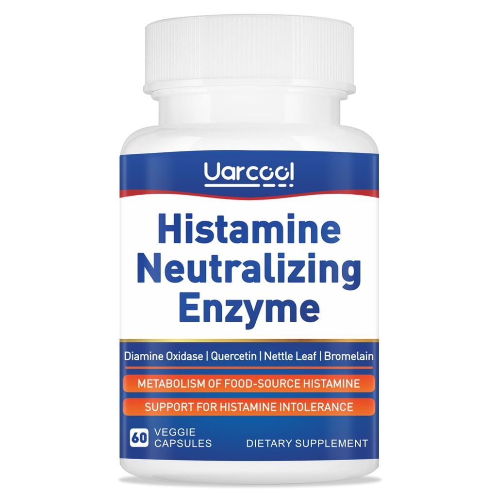 DAO Enzyme Supplement Histamine Diamine Oxidase Supplement voor gladde spijsvertering - Made in USA - 60 Softgels