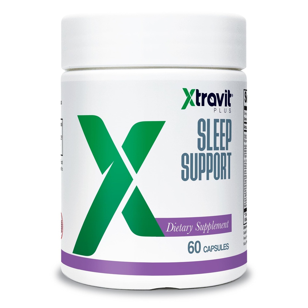 Slaapondersteuning supplement - natuurlijke kruiden slaapmiddel voor mannen en vrouwen - extra sterkte PM supplementen - mei ondersteuning kalmte en diepe rust - niet-GMO en glutenvrije, 60 capsules