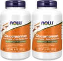NOW Foods Supplements,Glucomannan (Amorphophallus konjac) Pure Powder,Supports Regularity*,Health Weight Management*,8 Ounce,(Pack of 2)