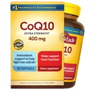 Nature Mades CoQ10 400 mg, (90 Tel. - Waarde Pack) Softgels Extra sterkte, Antioxidant Ondersteuning, Energie Metabolisme