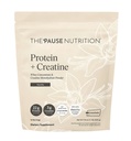De 'Pause Life Protein + Creatine, Gemaakt met Creavitalis Creatine Monohydraat, Wei Proteïne, & BCAA's voor mannen en vrouwen, Glutenvrij, Lage Suiker, Niet GGO, Vanille Smaak, 14 Serven, 17,8 oz