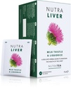 NUTRALIVER - Leverontgifting en reinigingsthee - melkdistel, kurkuma en venkel - 40 omhulde theezakjes - kruidenthee - 2 verpakkingen