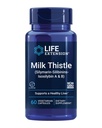 Life Extension Milk Thistle, silymarin, silibinins, isosilybin A & B, levert volledige spectrum Milk Thistle voordelen voor de gezondheid van de lever, niet-GMO, Glutenvrije, Vegetarische, 60 capsules