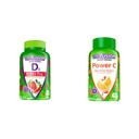 Vitafusie Extra sterkte Vitamine D3 Gummy & Power C Vitamine C Gummies for Immune Support, Orange Flavored, 282 mg Vitamine C, Amerika