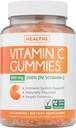 Vegan Vitamin C Gummies voor Volwassenen - Immune Support Gummies met Kauwbare Vitamine C 500mg per Serven voor Dagelijkse en Seizoensgebonden Wellness - Hoge Potentie Non-GMO Formule - Oranje Smaak (1 Maand Supply)
