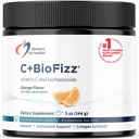 Ontwerpen voor gezondheid C+BioFizz Fizzy Vitamine C Drinkpoeder Hoge Potentie Poeder met Bioflavonoïden - Immune + Antioxidant Ondersteuning - Veganistisch (36 Servers / 144g)