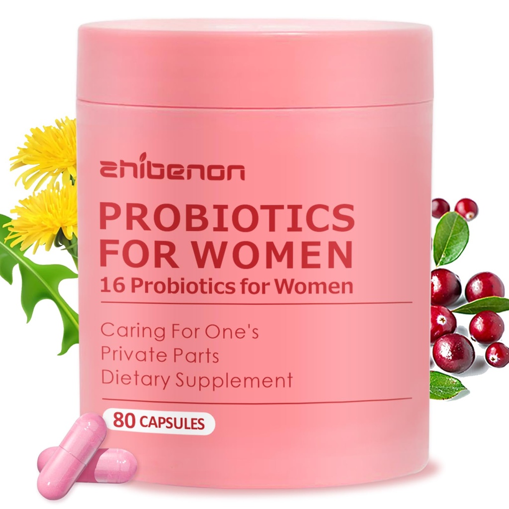 Premium Vaginale Probiotica PH Evenwicht met Prebiotica & Lactobacillus Probiotische Blend - Vaginale Health Supplement - Promoot Gezonde Vaginale Odor & Vaginale Flora, 80 Count (Pack of 1)
