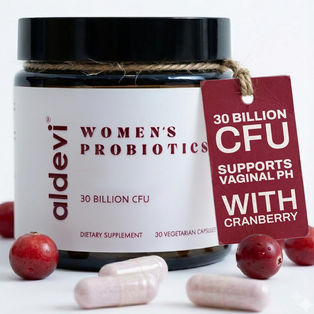 Vrouwen Probiotica 30 Miljard CFU met Cranberry, Made in USA 