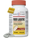 GeriCare Fiber Laxative - 625mg Calcium Polycarbofiel Fiber Supplement voor vrouwen en mannen - Voorzichtig effectieve OTC Relief voor constipatie en aambeien - Onoplosbaar Fiber Capsules (90 Tel.)