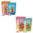 SkinnyBoost 28-Day Detox Tea Kit | Original & Hibiscus | Daytime & Evening Herbal Teas | Supports Digestion, Bloating Relief & Detox | Non-GMO, Vegan