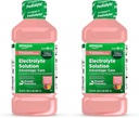 Basic Care Advantage Care Electrolyte Solution with Prevital Prebiotics, Strawberry Lemonade, Hydration Drink, Replenish Electrolytes, Fluid & Zink, 33,8 Fl Oz (pakket van 2)