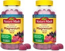 Nature Made High Absorption Magnesium Citrate 200 mg per Serving, Magnesium-Supplement for Muscle, Nerve, Bone and Heart Support, 90 Magnesium Gummies, 45 Day Supply,(Pack of 2)