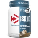Dymatiseren ISO100 Wei Proteïnepoeder Isolaat, Cookies & Crème, 25 g eiwit, 5.5 g BCAA's, minder dan 120 g Cal., Glutenvrij, 1 g vet, 1 g suiker, 2 g Carb (20 porties)