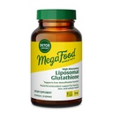 MegaFood High Absorption Liposomal Glutathione Supplement - Liver Detox & Powerful Antioxidant Support for Immune, Skin, Brain, and Cellular Health - Gluten Free, Vegan - 60 Capsules, 30 Servings
