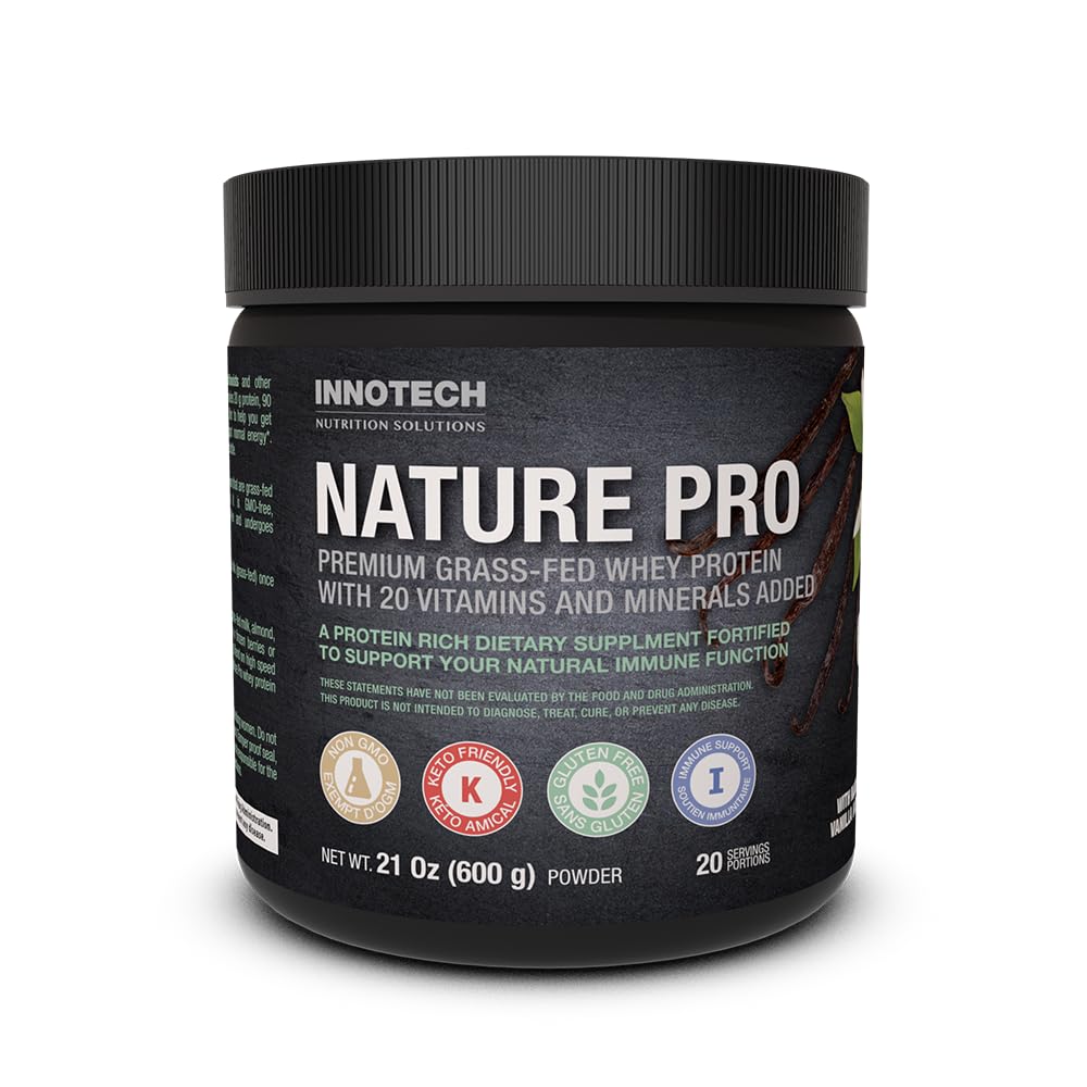 INNOTECH Nutrition: Naturepro (whey + from Grass Fed Cows), Vanilla - 600 G