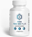 NAC 600 mg voor Lung Health, Leverondersteuning, Immune Support, Cognitive Function, Respiratory Health & Antioxidants - met Selenium en Molybdeen