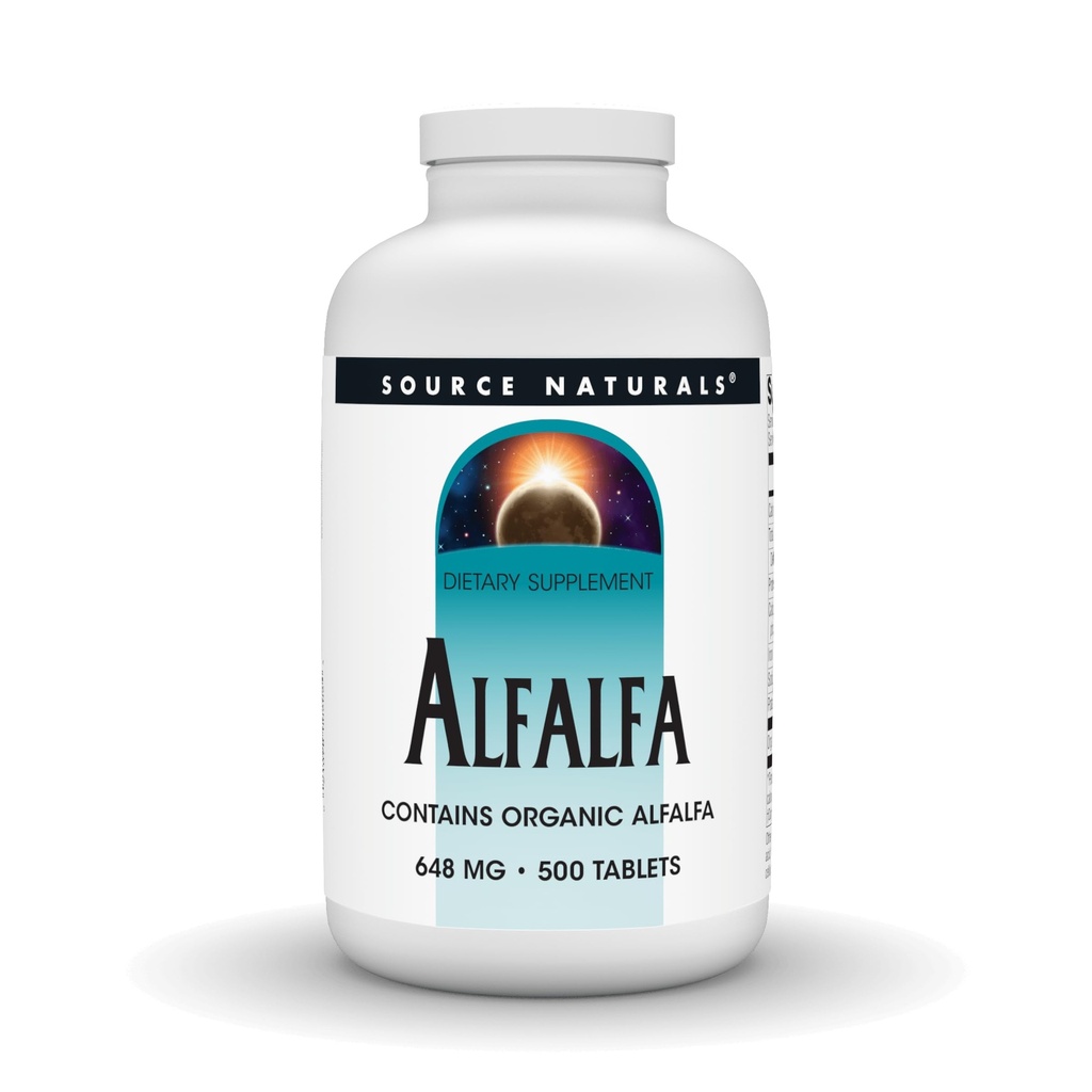 Bron Naturals Alfalfa 10 Graan Dieetsupplement - 500 Tabletten