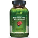 Irwin Naturals Pro-Active Nitric Oxidative PWR - 60 Liquid Soft-Gels - Blood-Flow Booster with L-Citrulline, Beetwortel & Red Saw