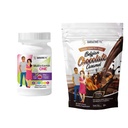 BariatricPal 30-Day Bariatric Vitamin Bundle (Multivitamin ONE 1 per Day! Chewable with 45mg Iron - Mixed Berry and Calcium Citrate Soft Chews 500mg with Probiotics - Belgian Chocolate Caramel)