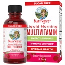 MaryRuth's Liquid Morning Multivitamin Travel Pack | Mens & Womens Multivitamin| Vitamin A C D E B6 B12 Biotin Zinc | Beauty | Immunity | Vegan | Non-GMO | Gluten Free | 1 oz | 8 Servings
