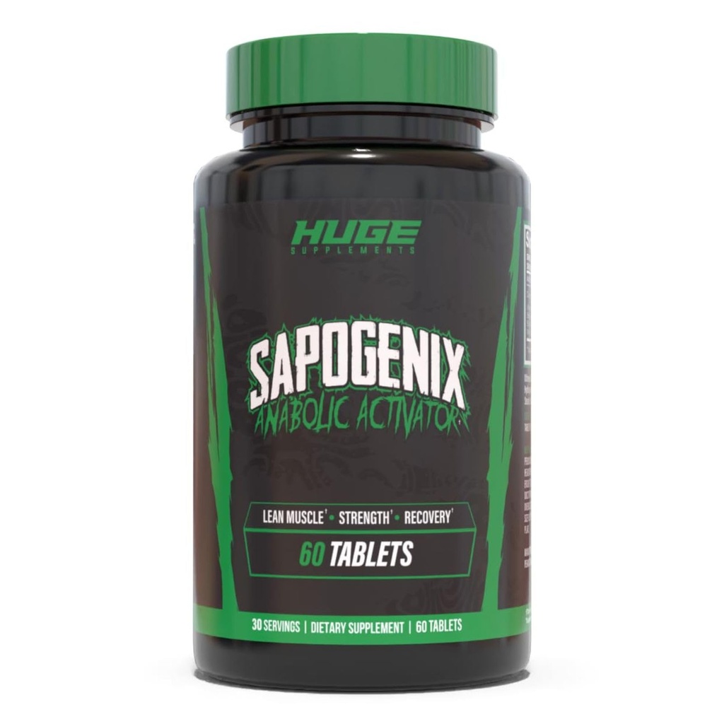 Sapogenix® Anabolic Activator for Muscle Growth, Strength & Recovery – Exclusive High-Potency Muscle Builder w/ Cyclosome™ Delivery For Optimal Absorption – For Bulking or Cutting Cycles (60 Tablets)