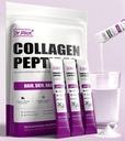 2X Boost Collagen Peptides Powder for Skin Hair Nail Joints Health, Ultra High Absorption Powder with Hydrolyzed Type 1 & 3 + VC, Unflavored Collagen Supplements for Women & Men 30 Servings