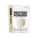 Clean Simple Eats Whey Protein Powder, Unflavored Flavor, Naturally Sweetened, Grass Fed Protein Powder with Digestive Enzymes, No Artificial Ingredients, Gluten Free, 30 Srvgs