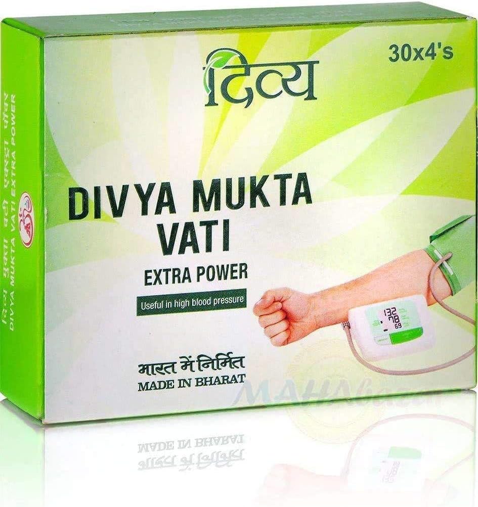 Originele Patanjali Divya Muktavati, Extra Power 120 Graaf, Ayurvedisch, 100% natuurlijk