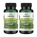 Swanson Spearmint Leaf (Mentha Spicata)-Volledig Spectrum Kruidensupplement ter ondersteuning van spijsverterings- en milde maagproblemen - (60 capsules, 400 mg elk) (2 verpakkingen)