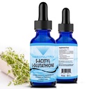 Absonutrix S-Acetyl L-Glutathione 100 mg per Serving 4 oz Liquid 200 Servings, Helps Detoxify Body, Boosts General Health, Helps Boost Energy Level, Quick Absorption, Gluten-Free, Made in USA,