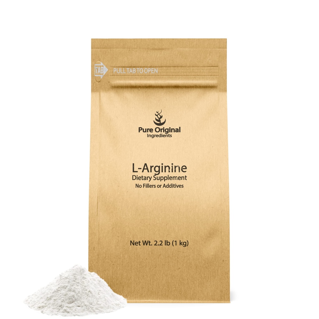 PURE ORIGINAL INGREDIËNTEN L-Arginine (2,2 lb) Pure, Geen Fillers of Additieven