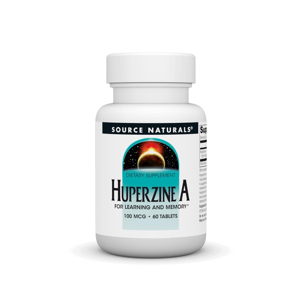 Bron Naturals Huperzine A for Learning & Memory* - 100 mcg, 60 tabletten