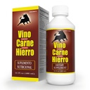 Menper Vino Carne Hierro Iron Supplement | Liquid Supplements with Iron & Vitamin Supplement Blend for Energy Support, Red Blood Cell Function, Oxygen Transport & Vitality | 16 Fl Oz